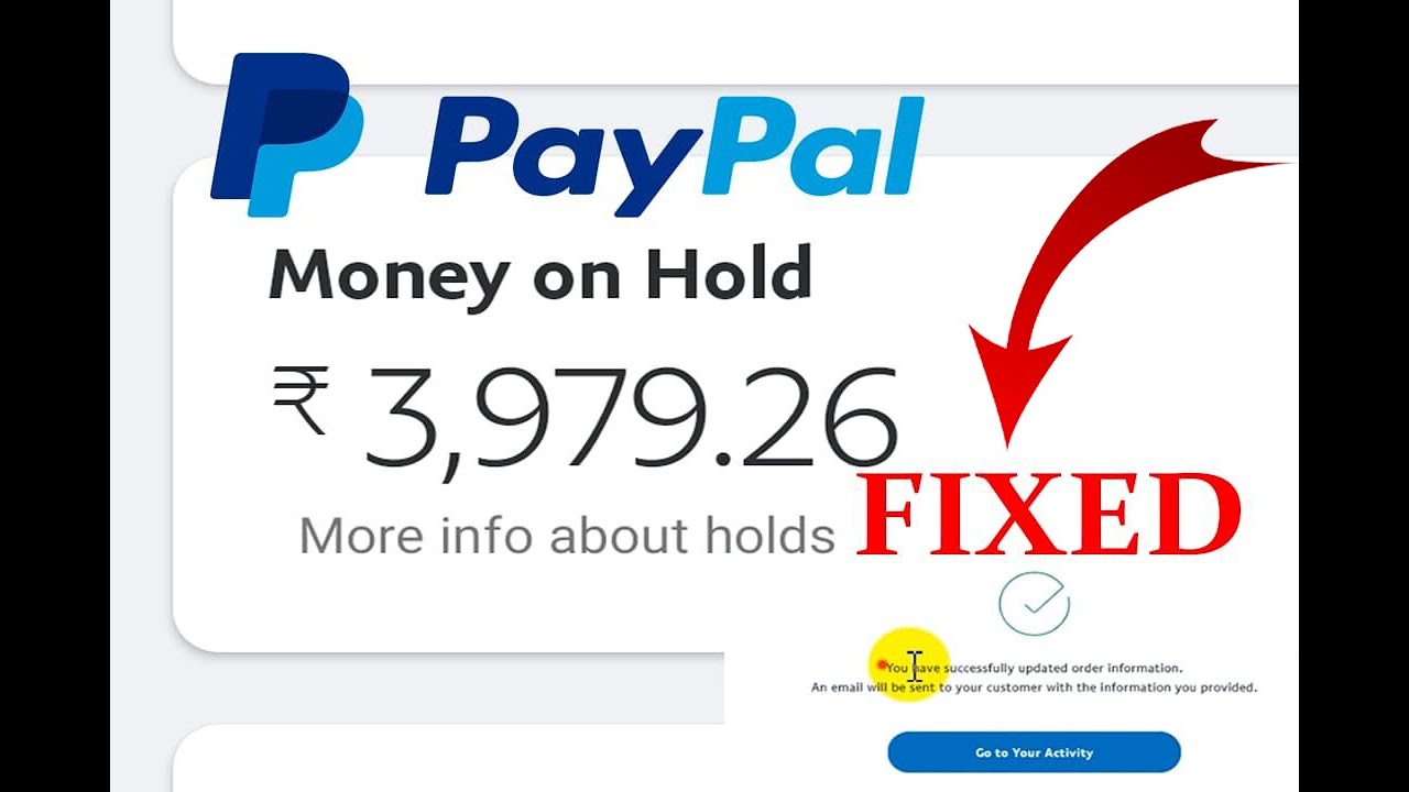 Why is my payment on hold or unavailable? | PayPal GB