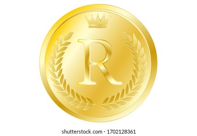 R Coin Images, Stock Photos, 3D objects, & Vectors | Shutterstock