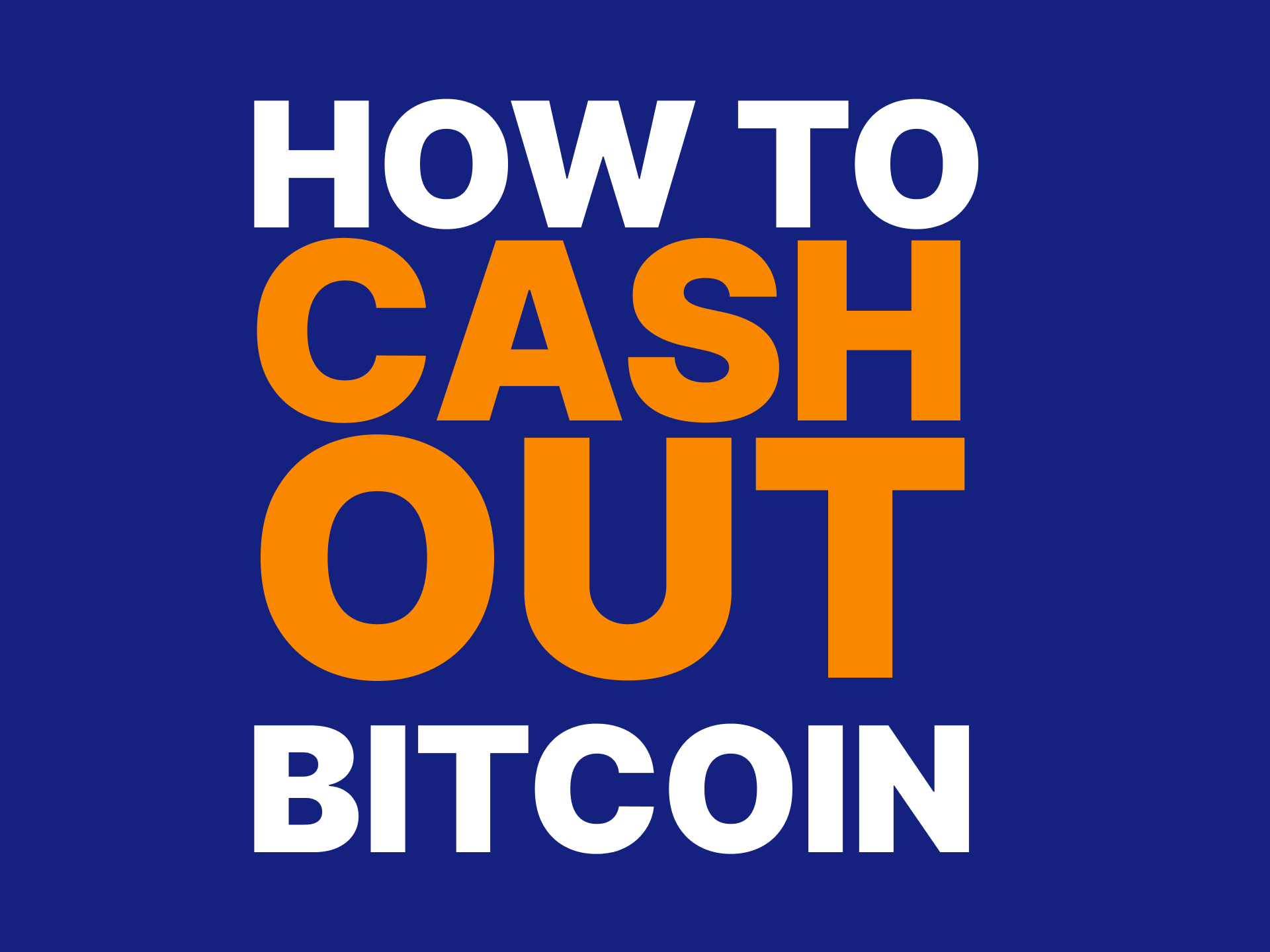 8 ways to cash out your Bitcoin | Money Under 30