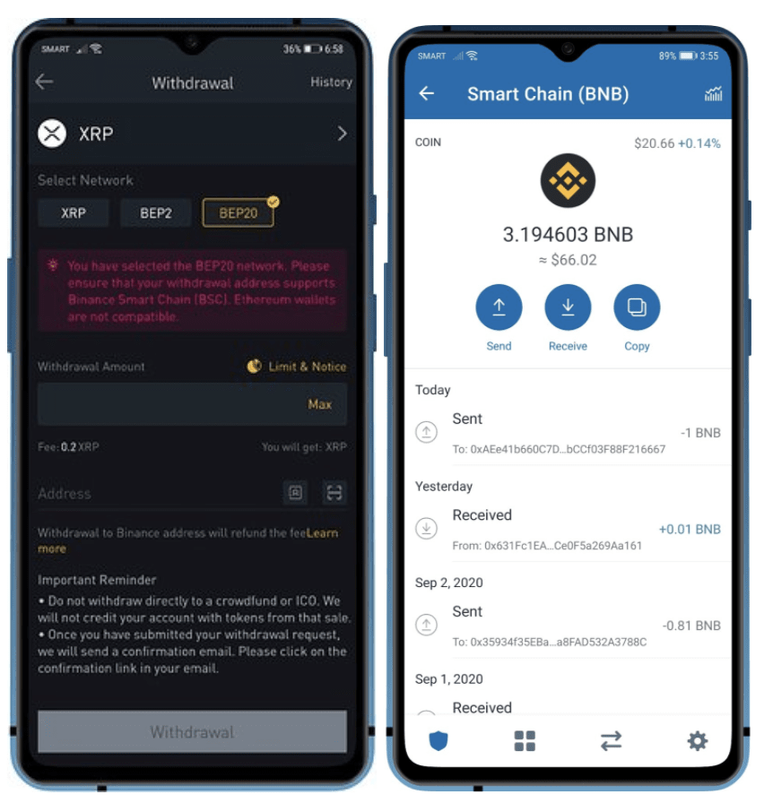 How to get BNB on Smart Chain Wallet - Basics - Trust Wallet