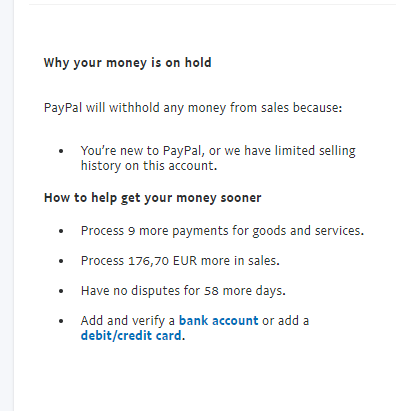 Why is my payment on hold or unavailable? | PayPal AU