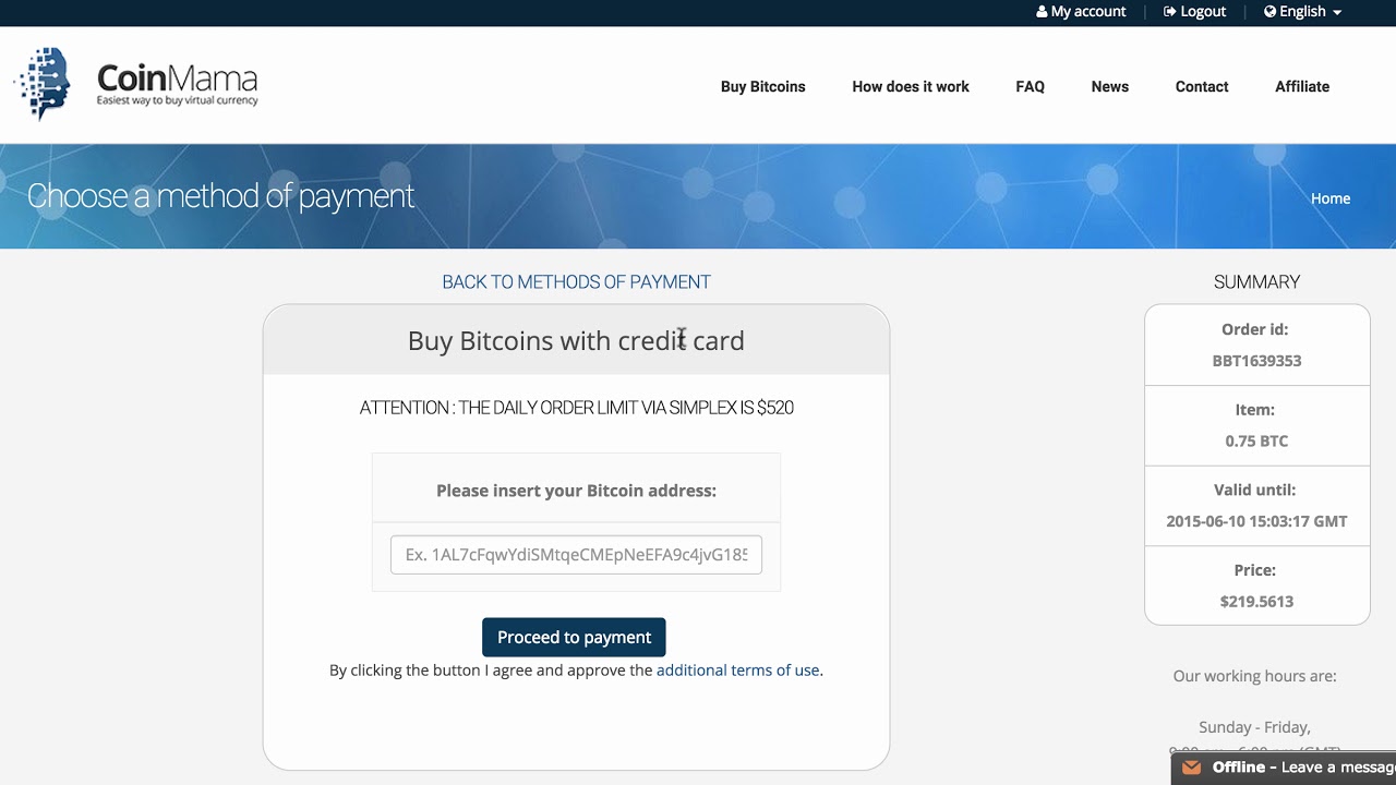 Buy Bitcoin with Credit Card or Debit Card | UTORG