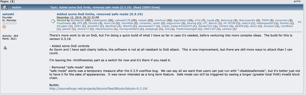 Satoshi Nakamoto was a Tor user - General Discussion - Tor Project Forum