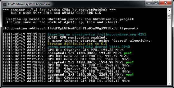 Connecting with ccminer and minerd - Prohashing Mining Pool Forums