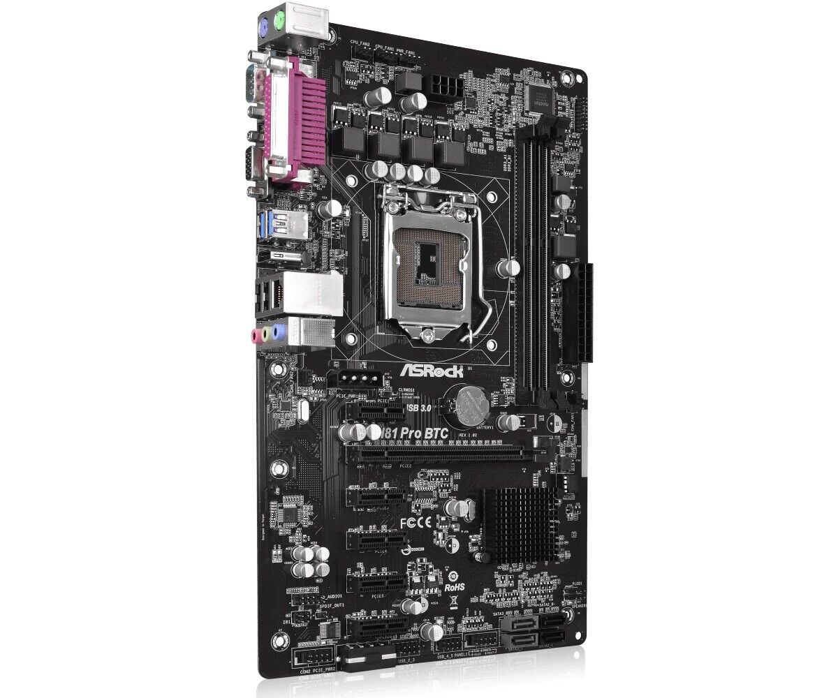 Motherboard specification ASRock H81 Pro BTC R