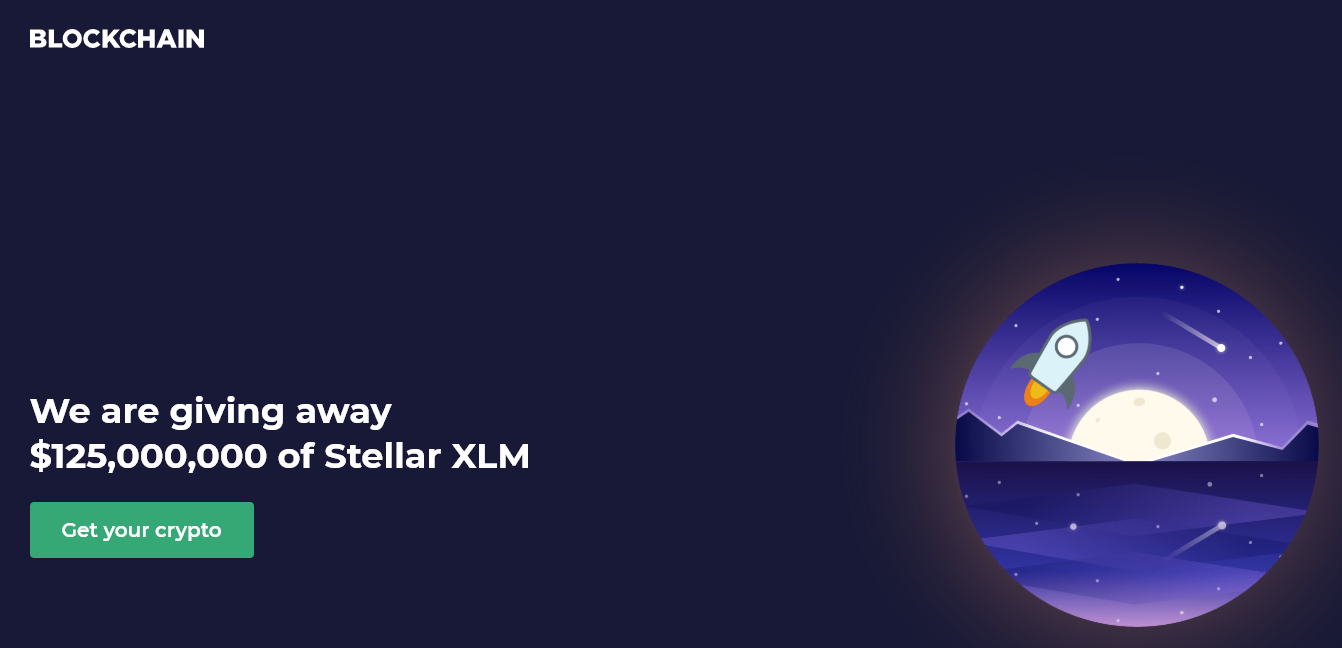 Blockchain - Stellar Airdrop - Get Free XLM Coins (≈25 USD)