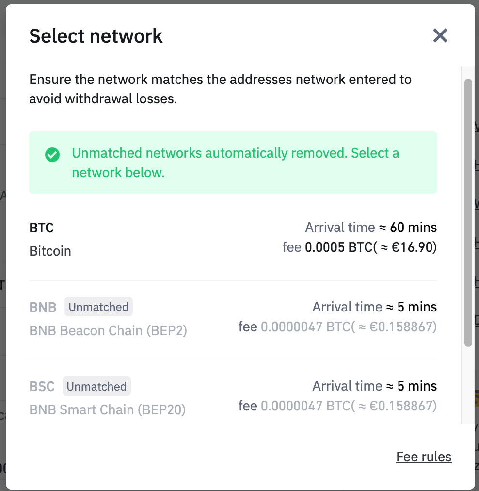 Binance: Withdrawal Fees Compared () | coinmag.fun