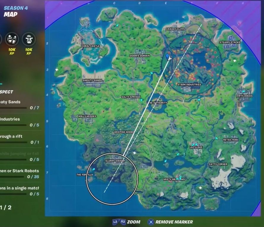 Fortnite Week 8 XP coin locations: Where are all coins located?- Republic World