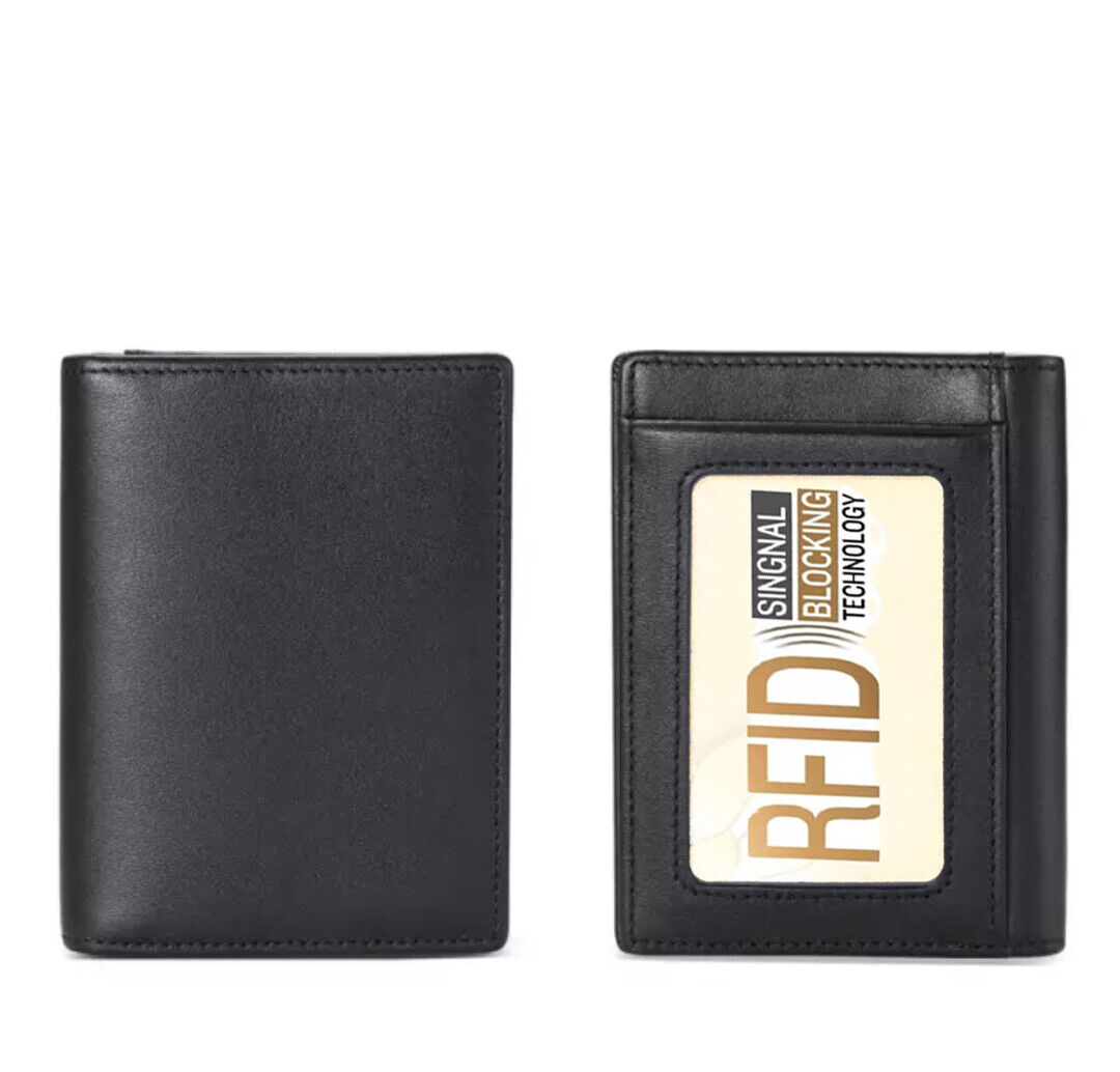 Natural Leather ID Window Pocket Wallet – Eternal Leather Goods