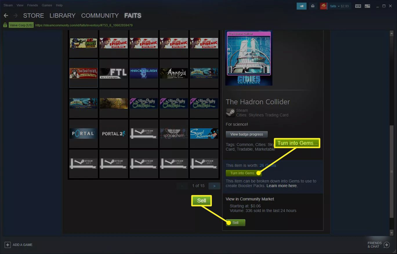 How to Buy Trading Cards on Steam