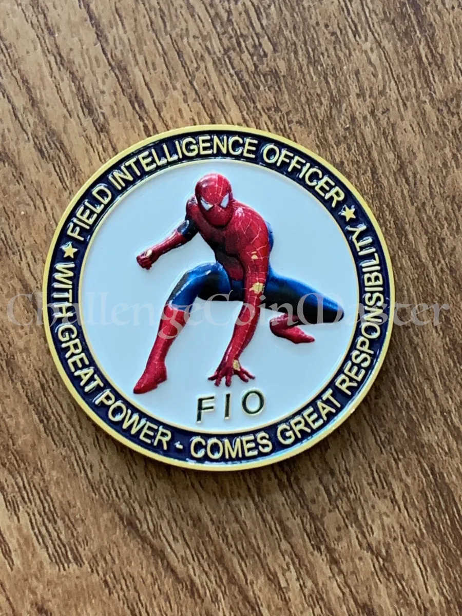 1PC SPIDER-MAN Distressed Commemorative Challenge Coins Collection Gifts £ - PicClick UK