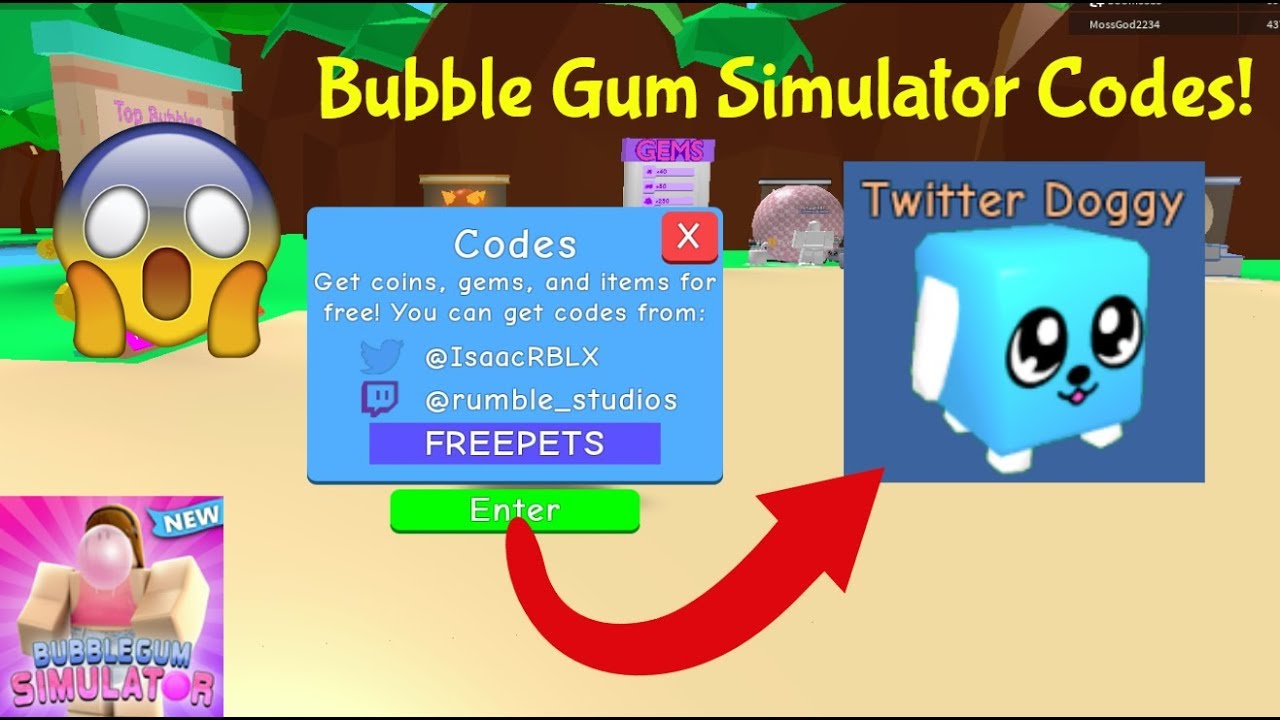 Bubble Gum Simulator Codes: Free Gems and Pets (February )