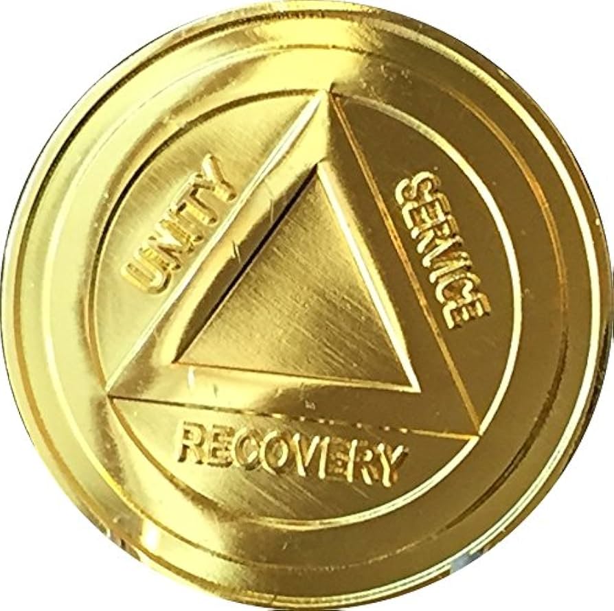 Token - AA Sobriety (6 Year Anniversary) - United States – Numista