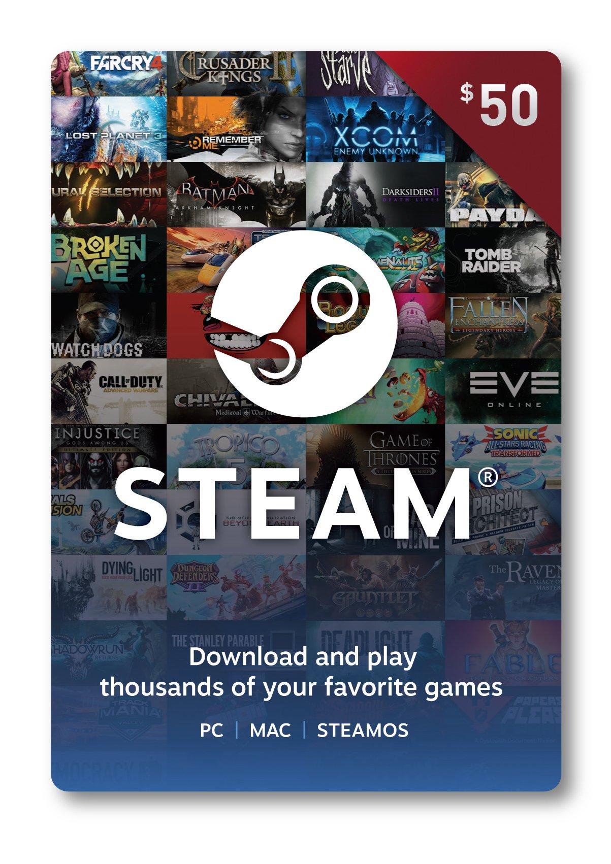 Buy a Steam Card Online | Email Delivery | Dundle (US)