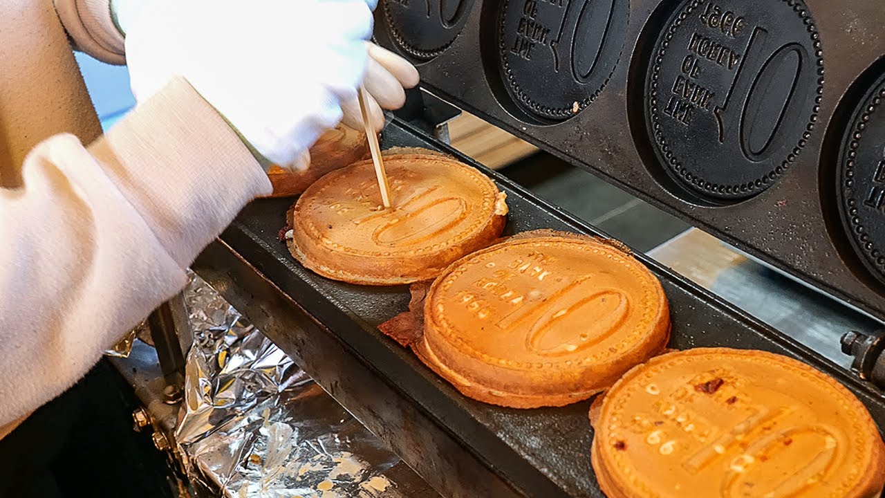 Viral Korean 10 Won Coin Pancake At New Doughnut Kiosk In Great World - 8days