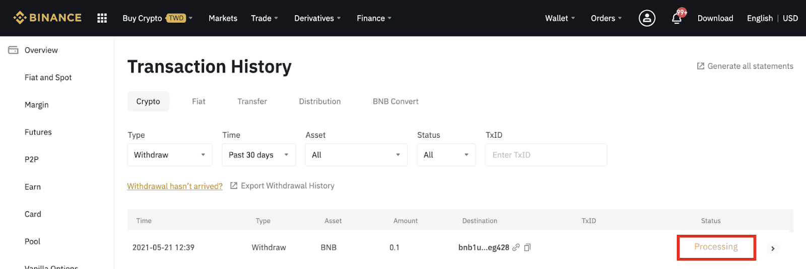 How to Make a Binance Cash Withdrawal to Your Bank