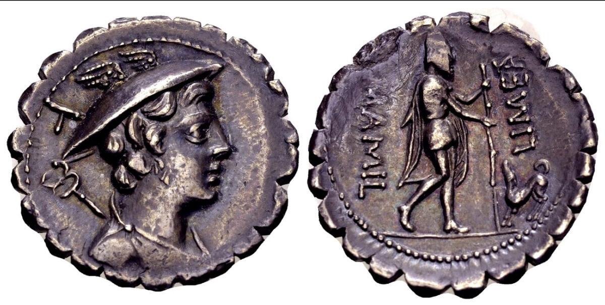 Coin, Augustus (Octavian), L Cornelius Balbus, Roman Republic | The British Museum Images