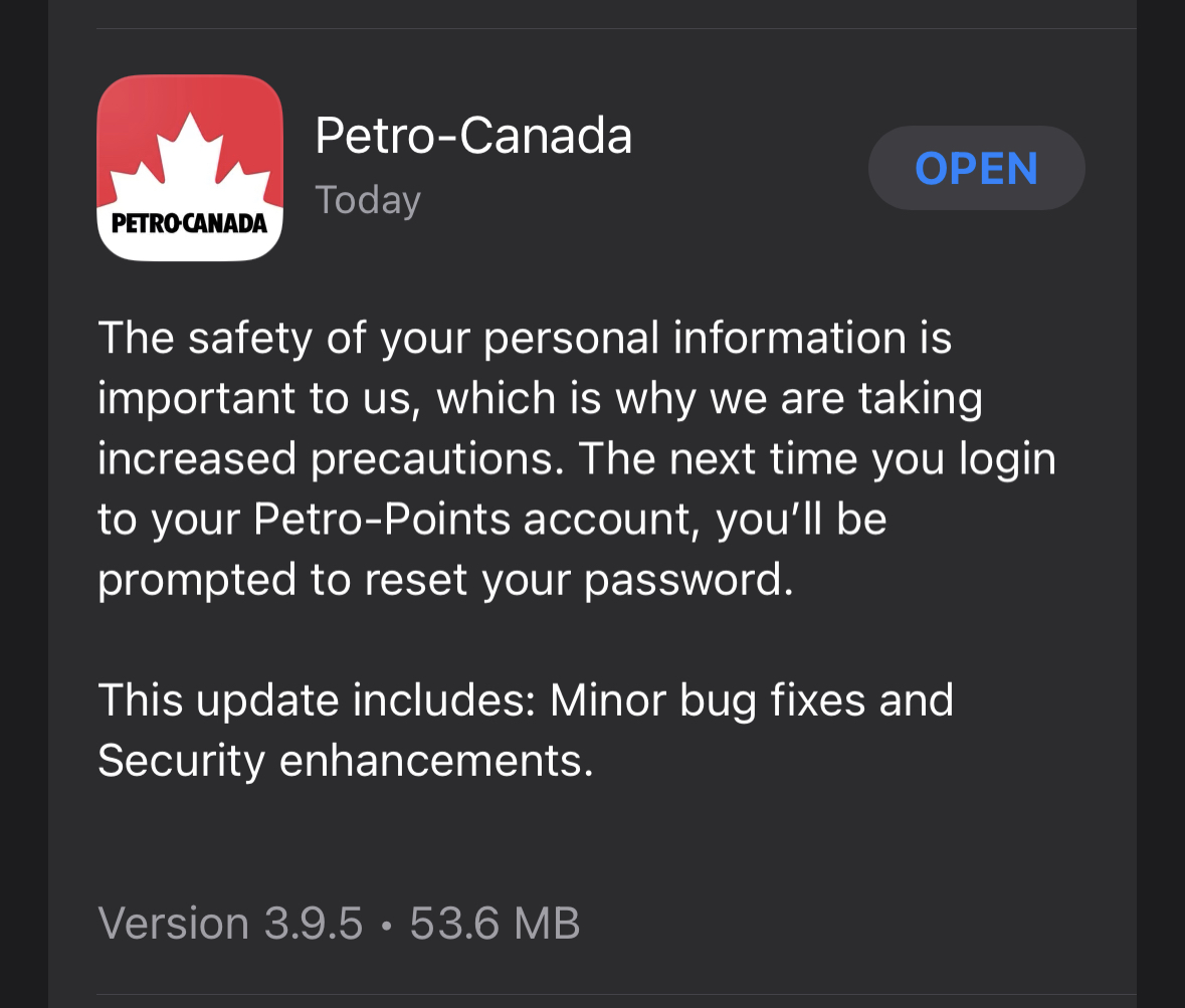 Petro-Canada introduces IOS app | CCentral