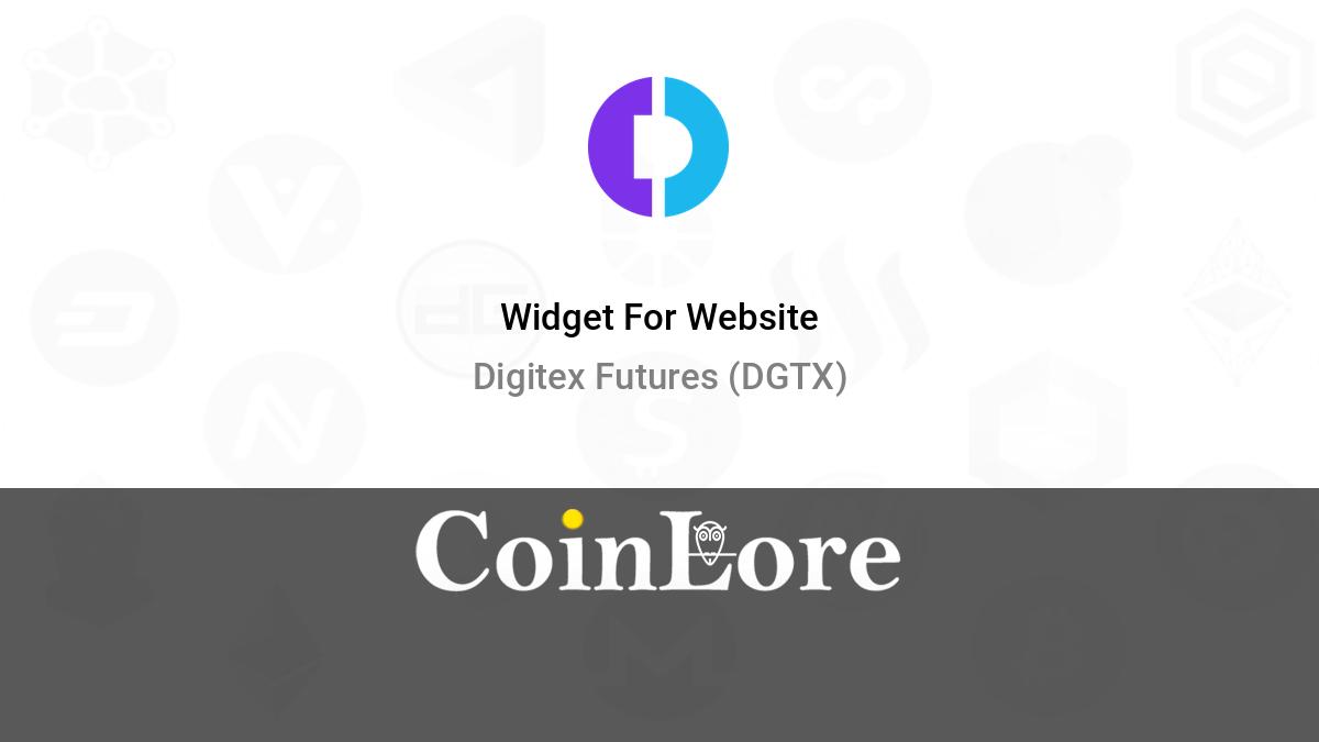 Digitex Futures Price Today - DGTX Price Chart & Market Cap | CoinCodex