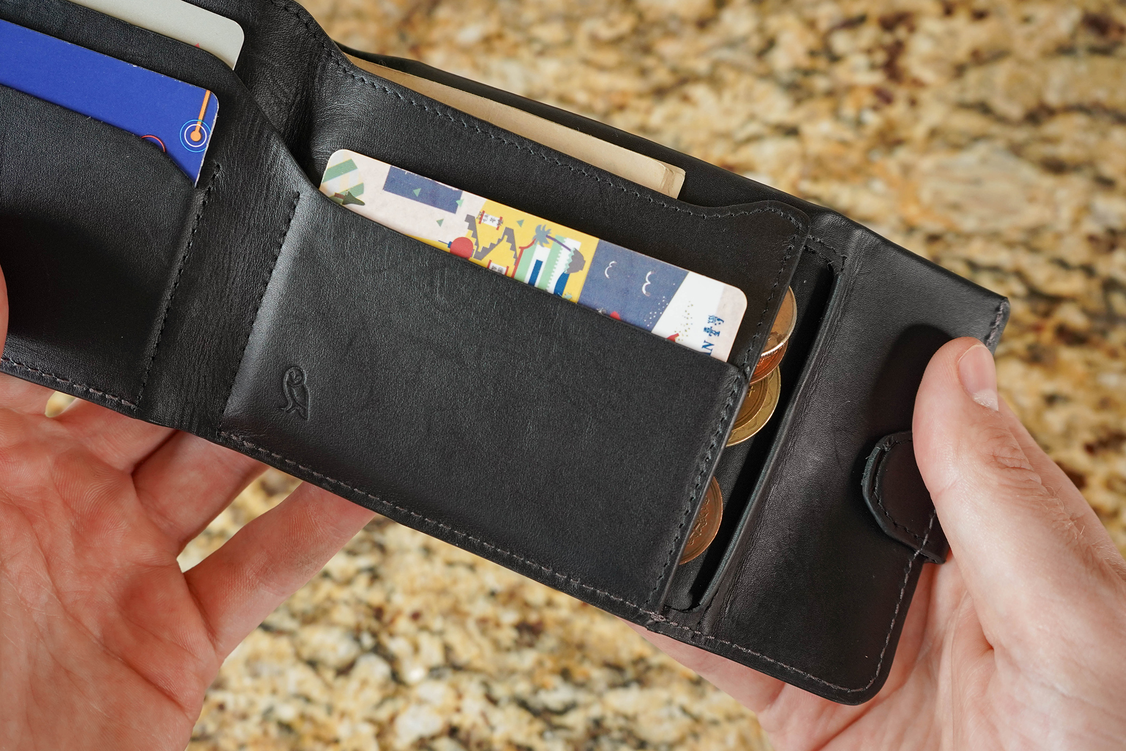 Bellroy Coin Fold Wallet - Slim Wallets for Men