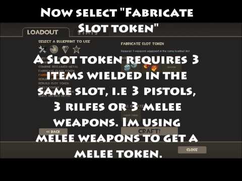 How to craft melee and scout token? :: Team Fortress 2 General Discussions