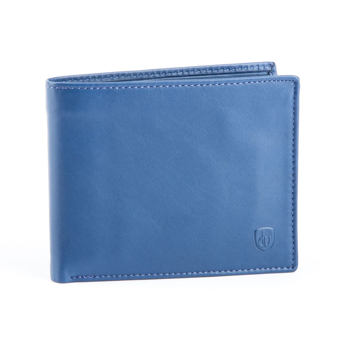 Men's Leather Wallet Essence in Navy and Red – ANTORINI®