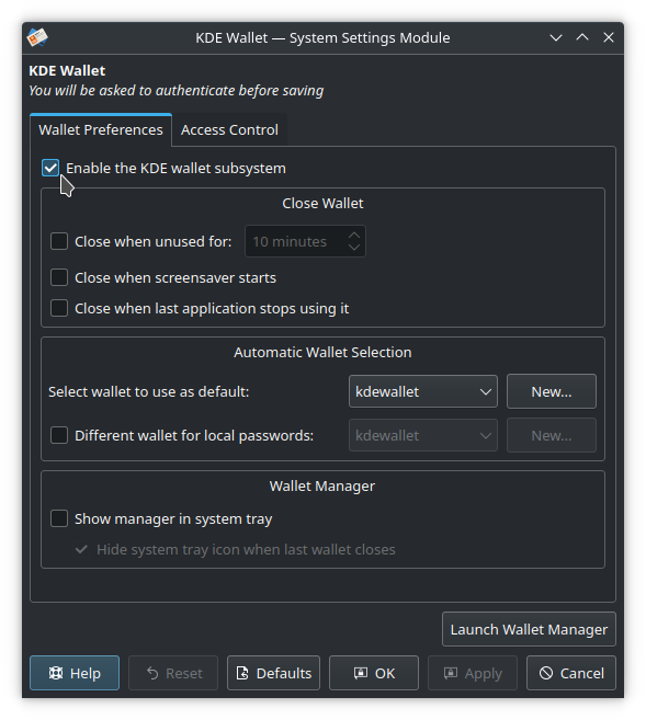 How to banish kwallet - Applications - openSUSE Forums