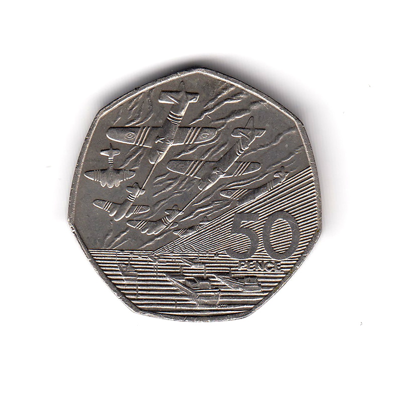 UK Coins | 50 Pence | Chard