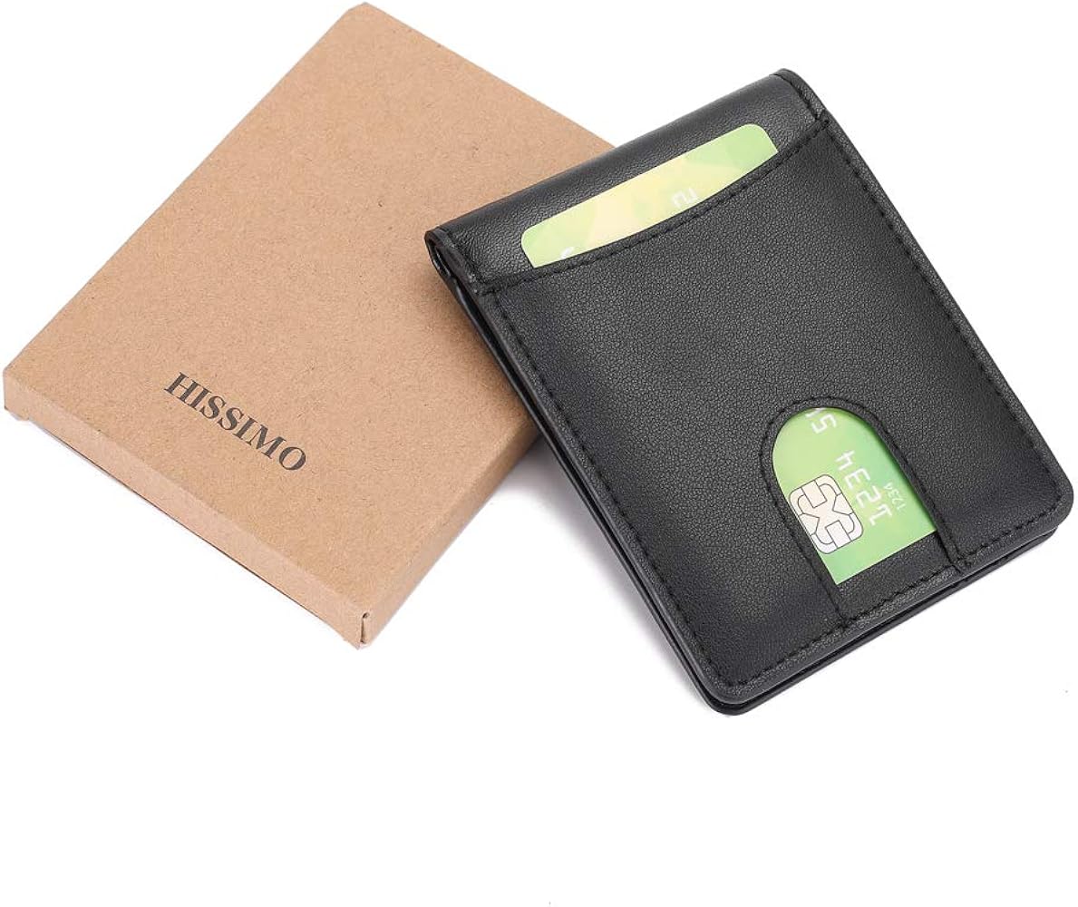 HISSIMO Mens Slim Front Pocket Wallet ID Window Card Jordan | Ubuy