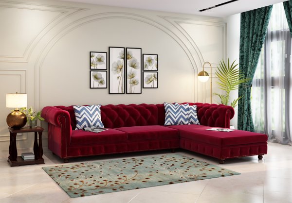 Buy L Shape Sofa Online At Best Prices in India - Furniture Adda