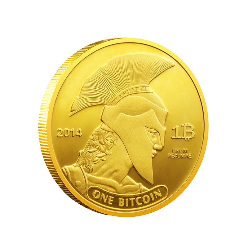 Titan Commemorative Coin BTC Bitcoin Art in capsule