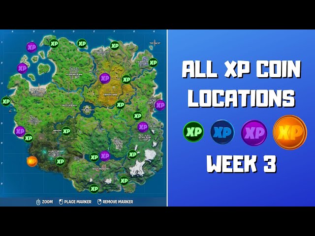 Fortnite Week 5 XP coins: All XP coin locations on the Fortnite map- Republic World