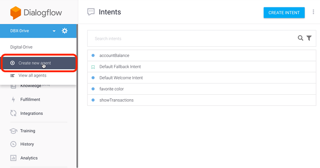 Configure Google Dialogflow for the Chatbot generator (Genexus 17 upgrade 2) | Article