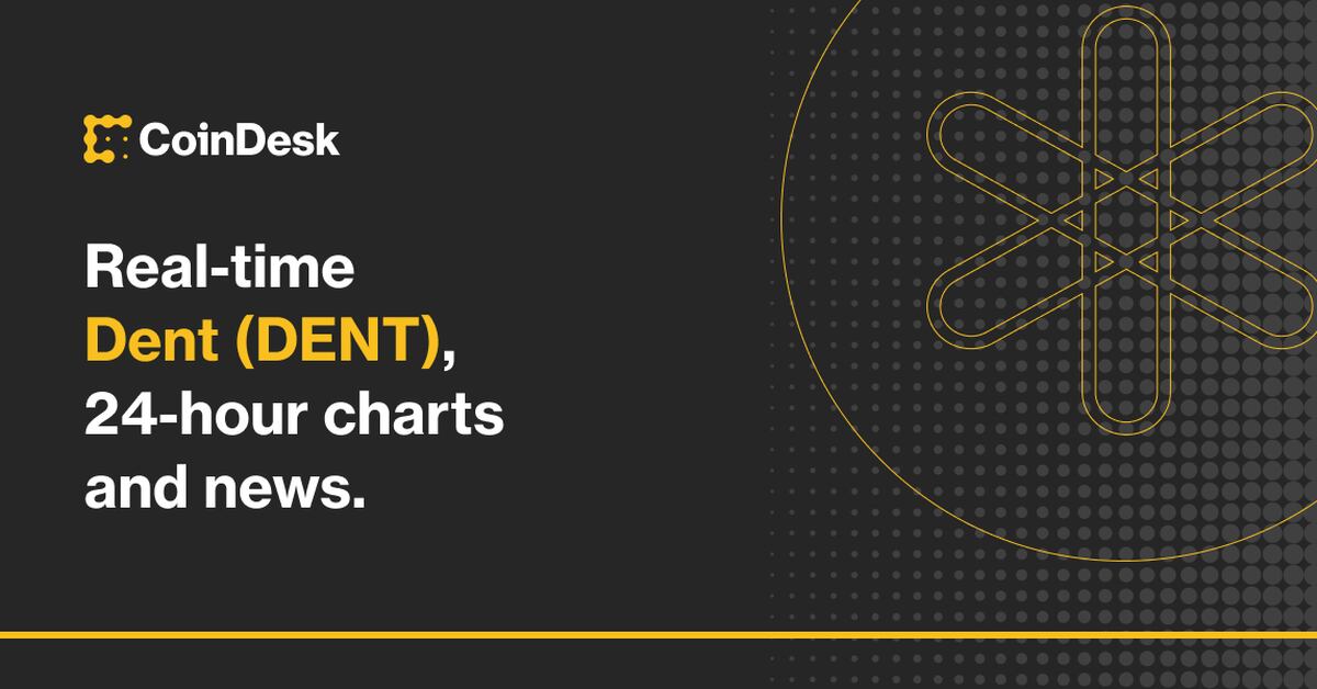 DENT Price | DENT Price and Live Chart - CoinDesk