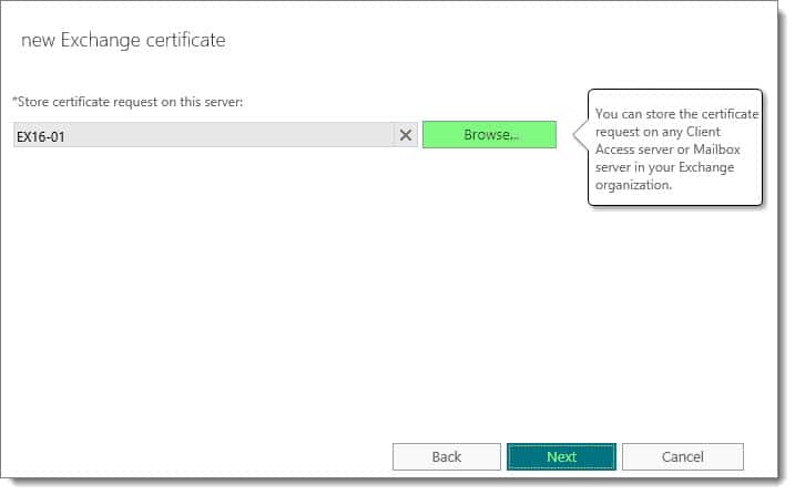 How to Create certificate in Exchange Server - ALI TAJRAN