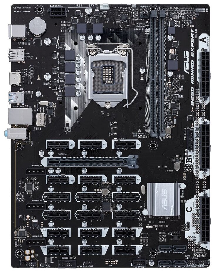 ASUS MB B Mining Expert 32GB DDR4 PCIE SATA ATX Motherboard