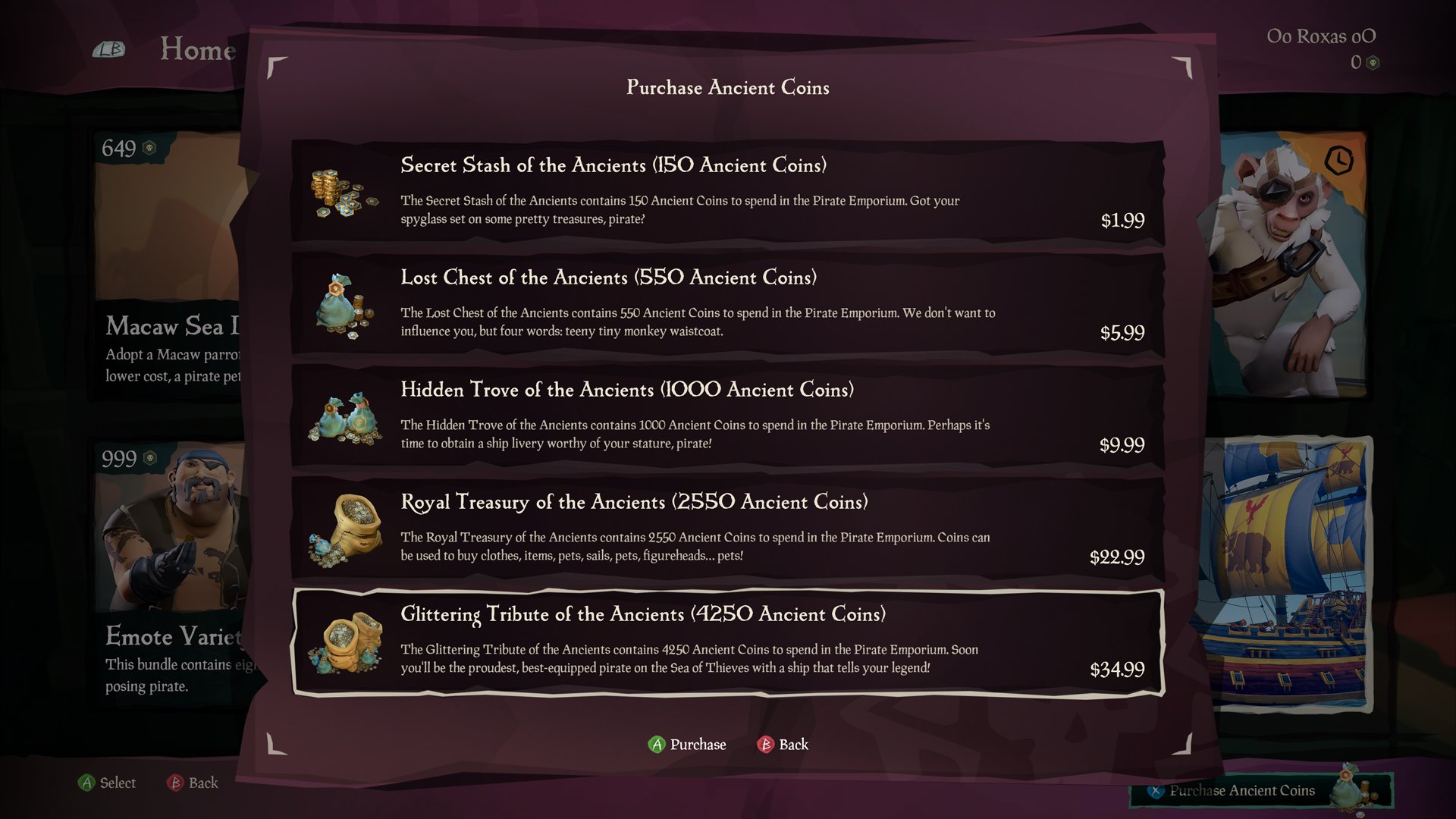 Sea of Thieves Ancient coins for Sale - Marketplace / FunPay