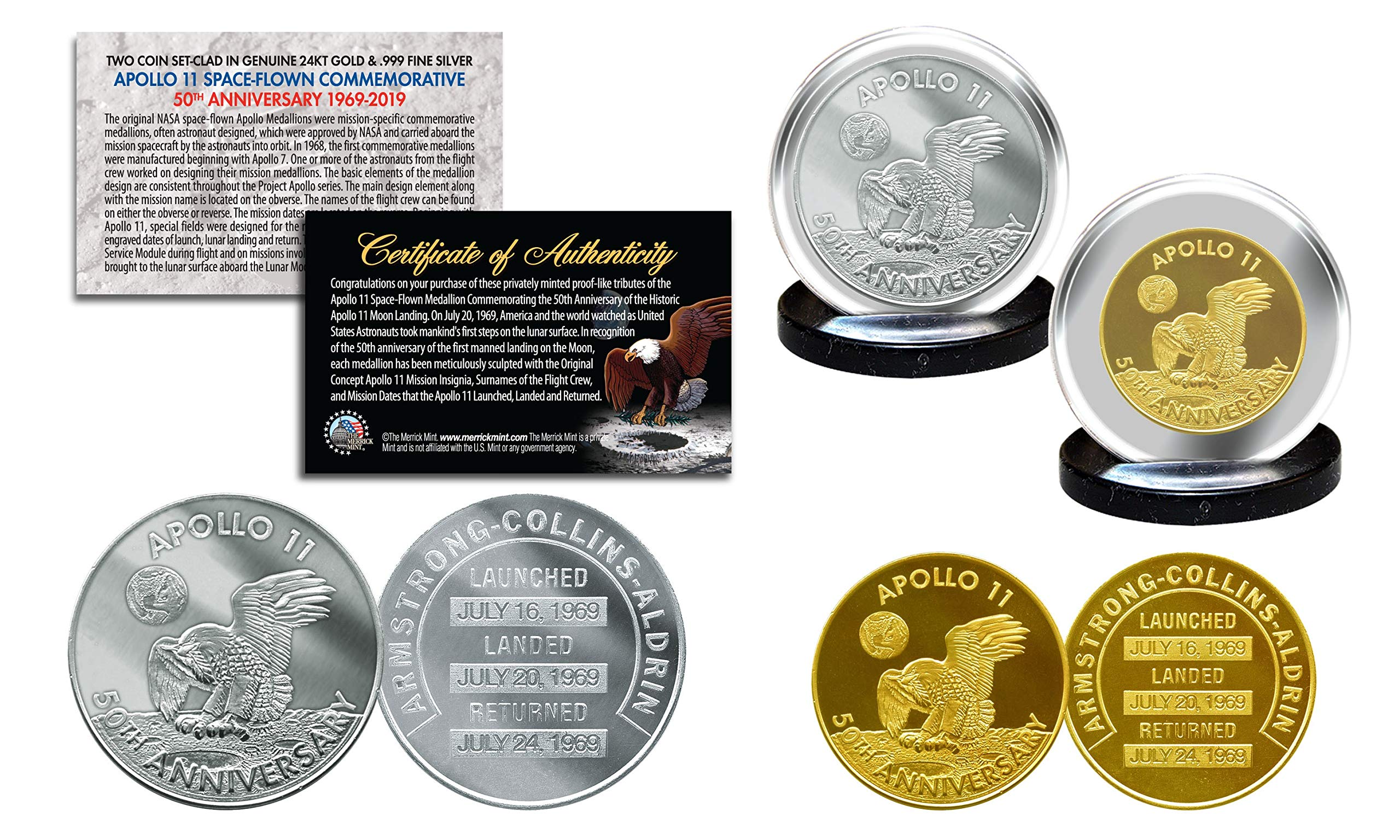 Apollo 11 vs. Apollo 17 Robbins medals - collectSPACE: Messages