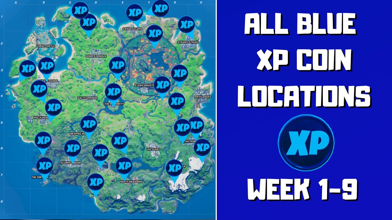 Where to find all the XP coins in Fortnite Chapter 2, season 5, week 14 - Dot Esports