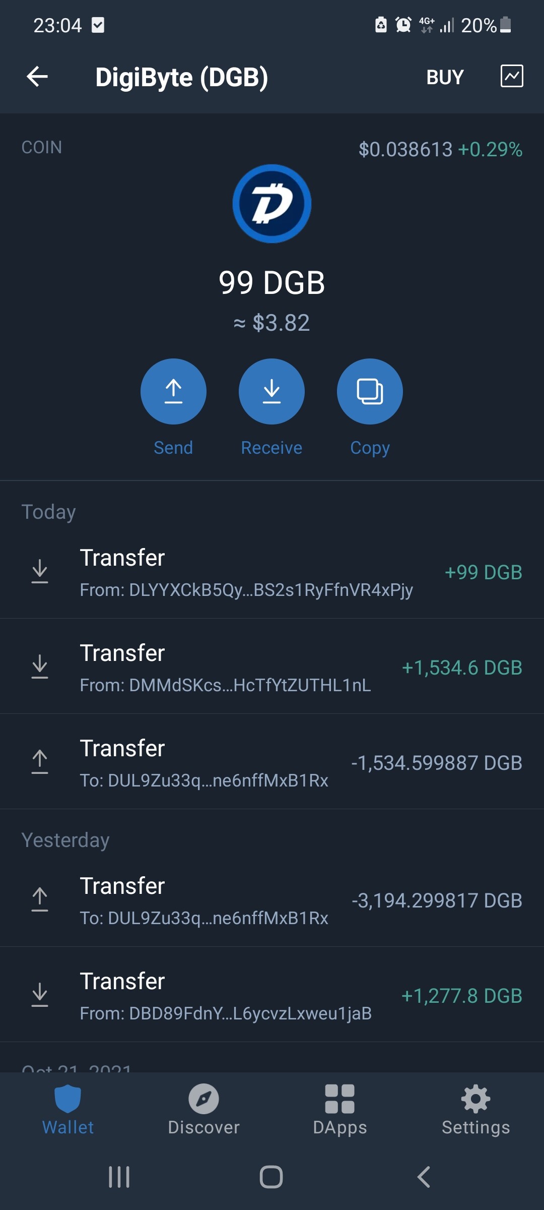 DigiByte for Android - Download | Bazaar