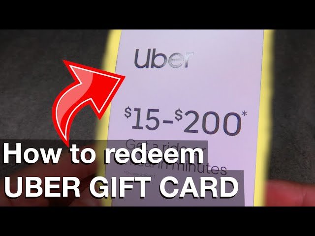Redeem Your UberEats Gift Cards with Only 3 Steps