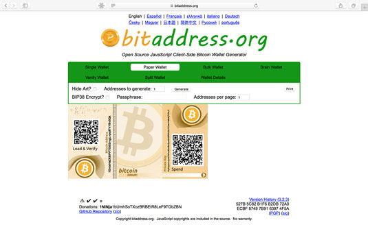 11 Bitcoin Paper Wallet Generator ideas | bitcoin, wallet, paper