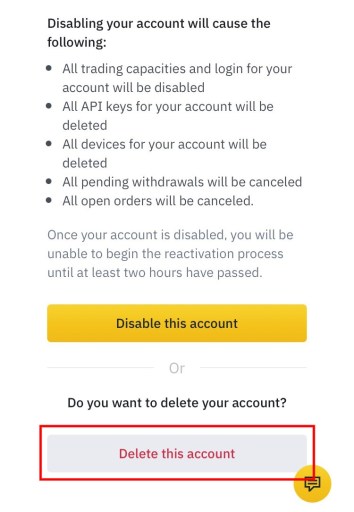 Instantly Delete Binance Account Step-By-Step - CryptoWinRate