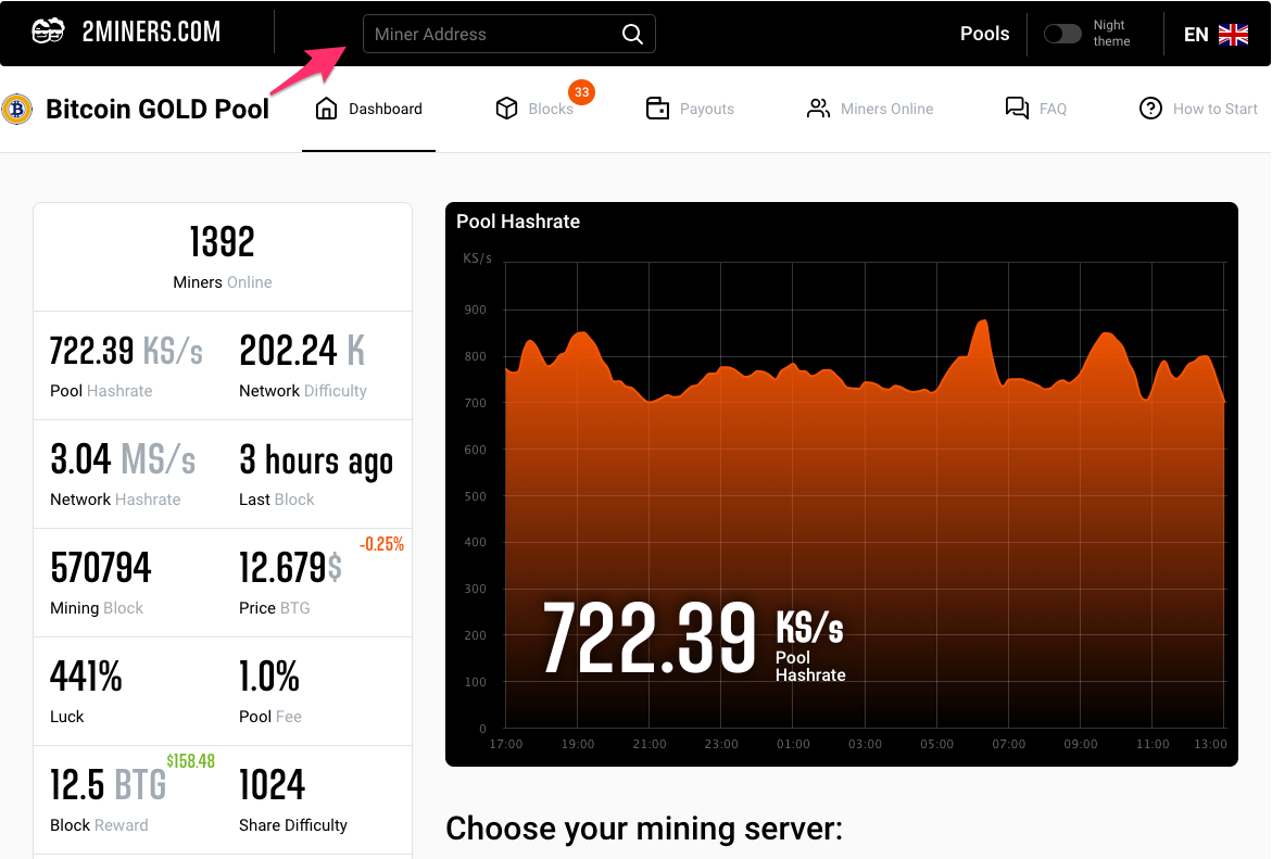 Mining Pool Stats