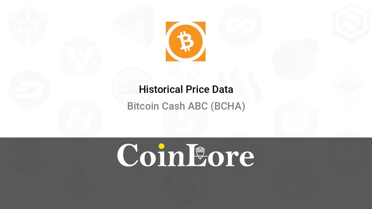 Bitcoin Cash ABC [IOU] price today, BCHABC to USD live price, marketcap and chart | CoinMarketCap