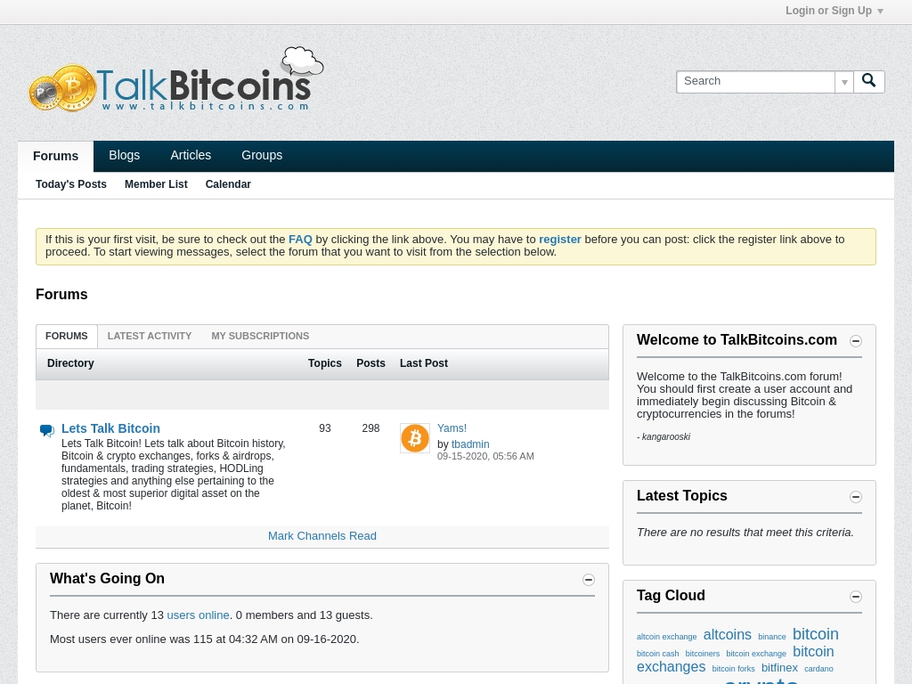 Bitcoin Discussion Forums