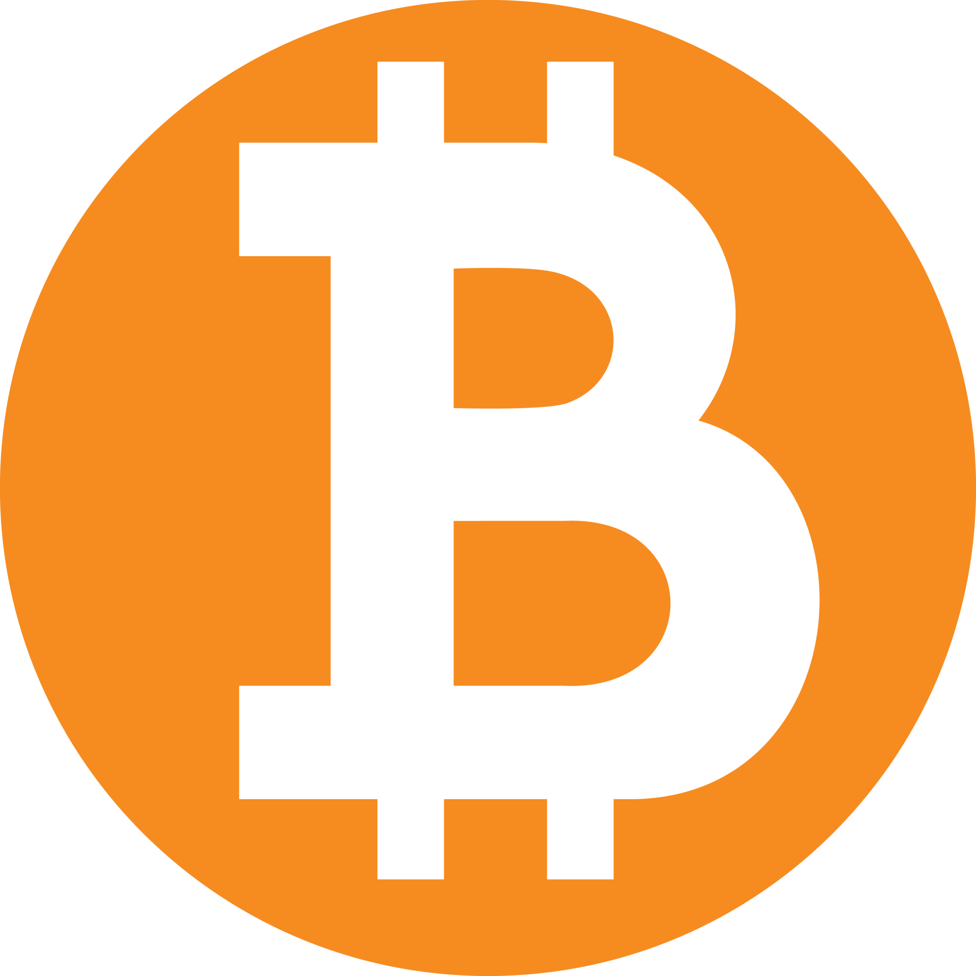 BitCoin logo color #ff - ColorsWall