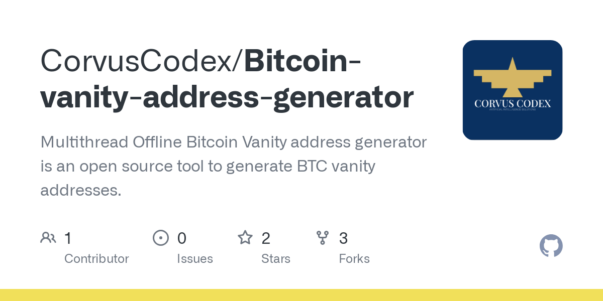 Vanity-ETH | Ethereum vanity address generator