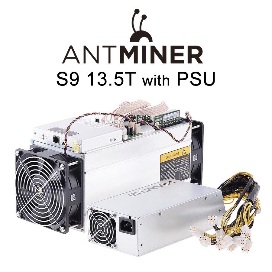 Gem Unit - Antminer S9 16th W/ ASIC Boost Bitcoin Miner 30%