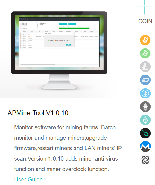 Recommended Antminer monitor and management tools (APMinerTool & BTC Tool) | Zeus Mining